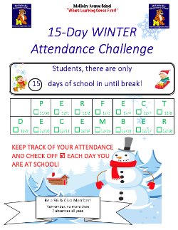 WINTER ATTENDANCE CHALLENGE